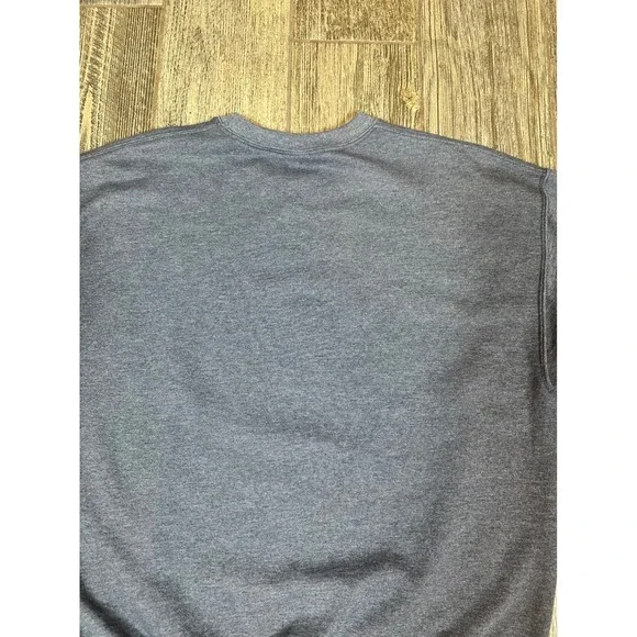 Gildan XL‎ Blue Fairy Embroidered Crewneck Sweatshirt Whimsical Top - Picture 8 of 8